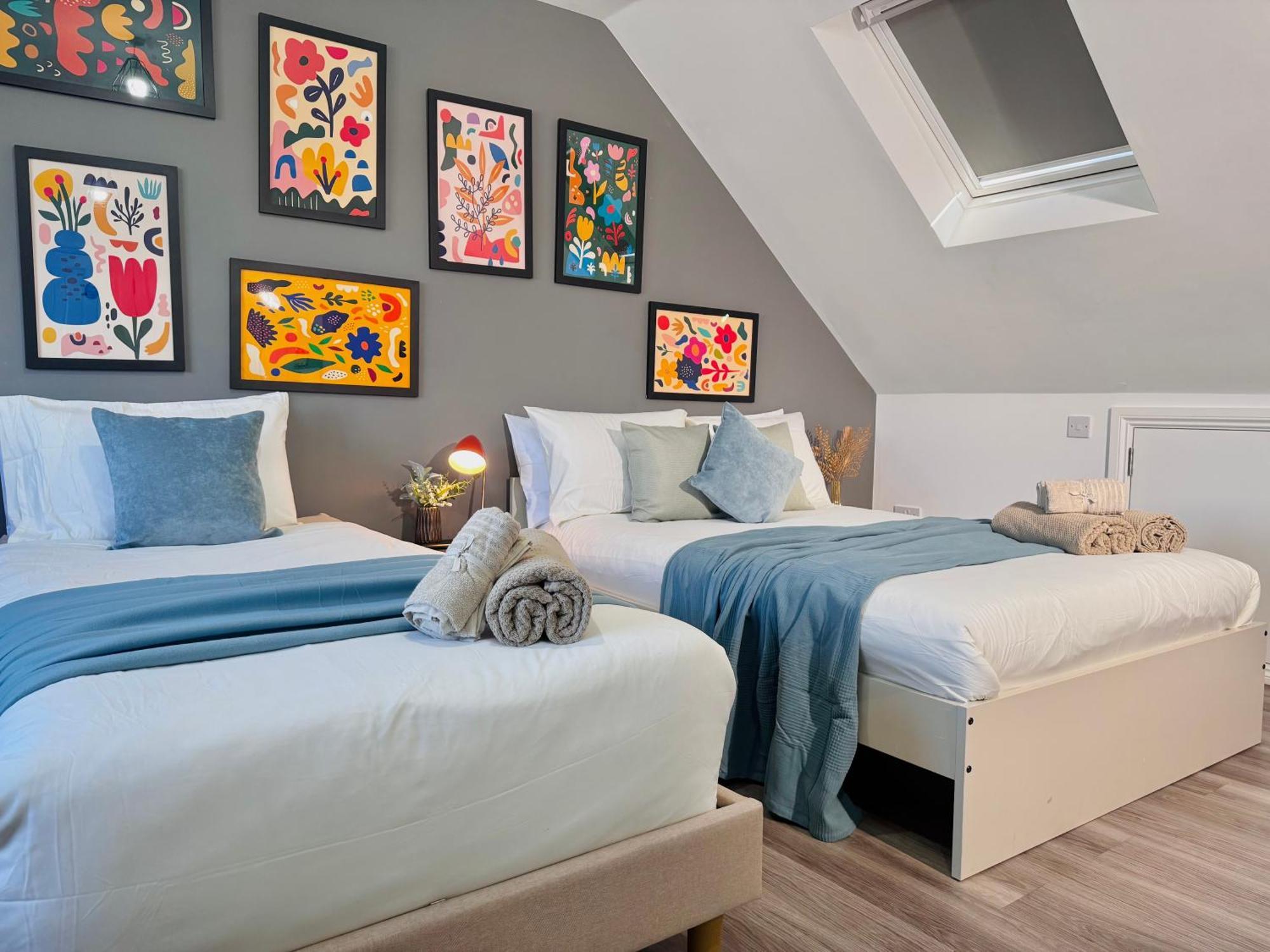 Bright Studio Loft 30Min To Central Londra Esterno foto