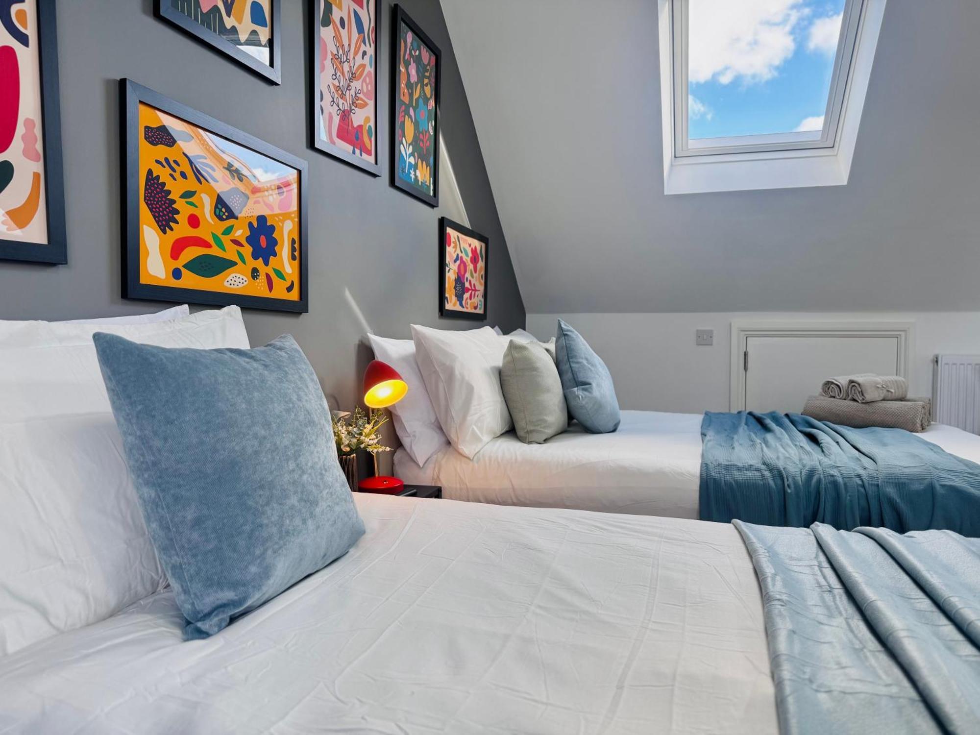 Bright Studio Loft 30Min To Central Londra Esterno foto